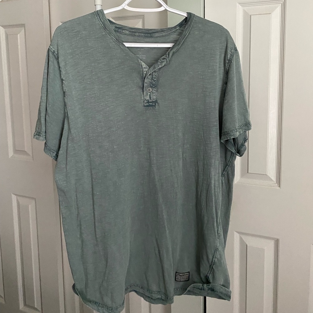 Green Henley Shirt